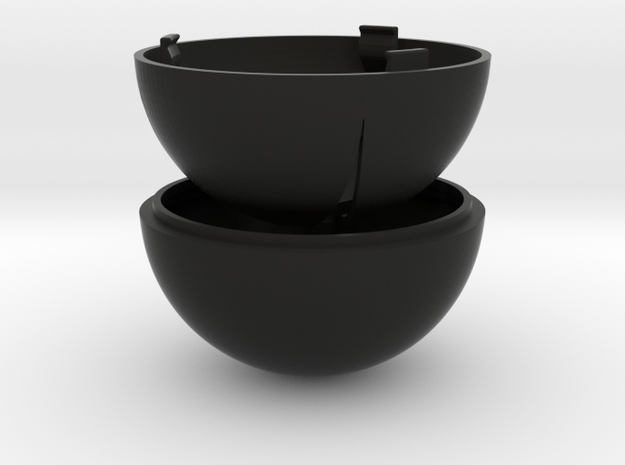 X Ring BOX - Proposal Geek/Gamer "Ring Box" (BODY) in Black Natural Versatile Plastic