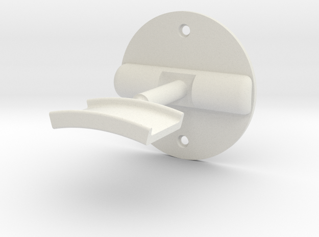 Headphone Stand in White Natural Versatile Plastic