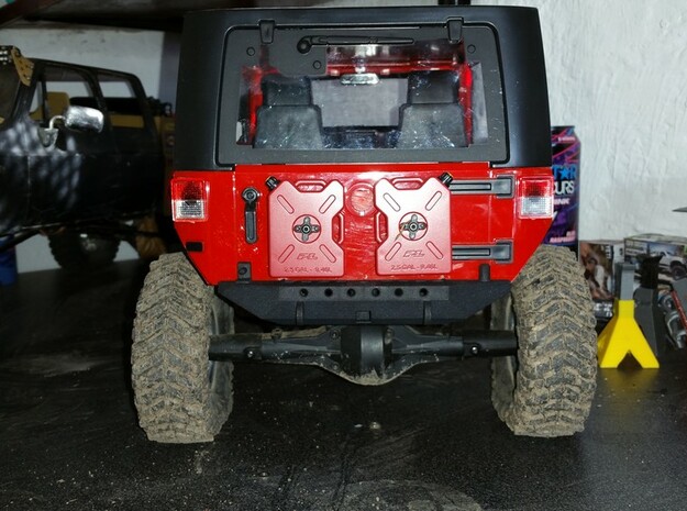 Rear Bumper with Shackles for AXIAL SCX10