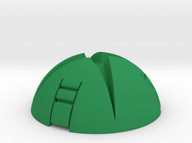 INTERNAL "X" for "X Ring BOX" - Gamer "Ring Box" in Green Processed Versatile Plastic