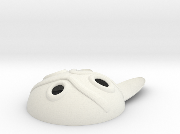 San's Mask in White Natural Versatile Plastic