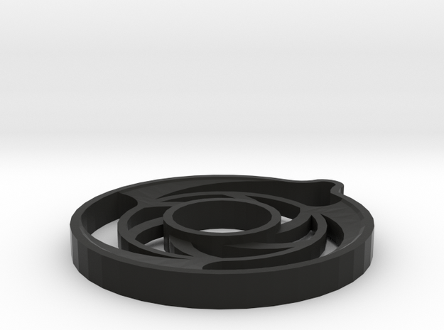 Asher-2-spin Series in Black Natural Versatile Plastic