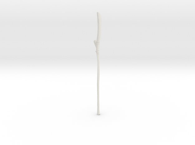 "BotW" Boko Spear in White Natural Versatile Plastic: 1:12