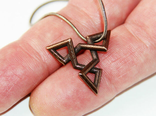 TRIAD in Polished Bronze Steel