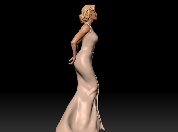 Marilyn Monroe 3D Model ready for 3d print in Full Color Sandstone