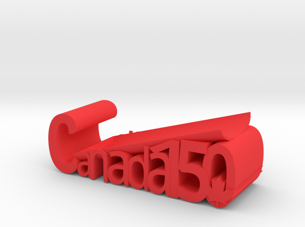 Canada 150 Spoon rest in Red Processed Versatile Plastic