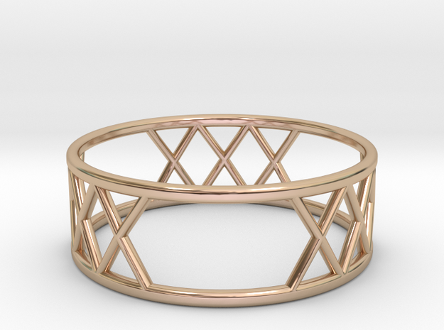 XXX Ring Size-10 in 14k Rose Gold