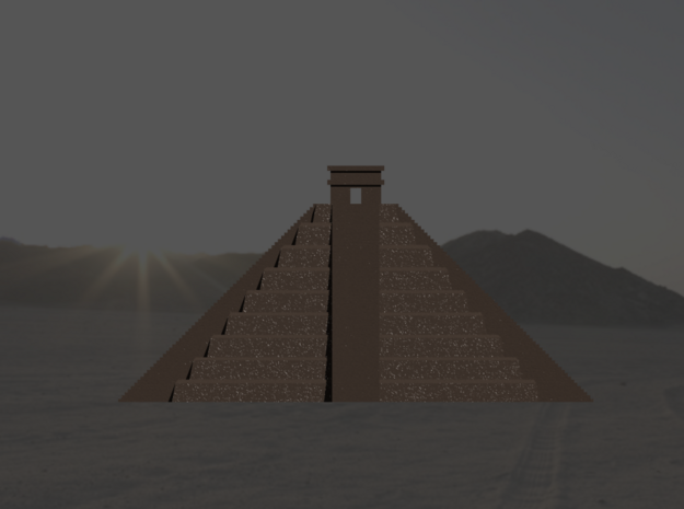 Inca Pyramid  in Natural Sandstone