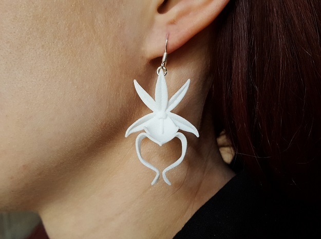 Ghost Orchid Earrings