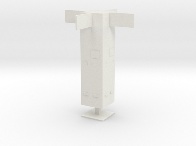 Column, Intersection (Space: 1999), 1/30 in White Natural Versatile Plastic