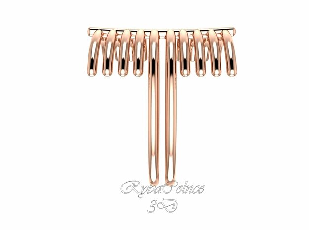 Ring The Ronin size 6US (16.5mm) in 14k Rose Gold Plated Brass