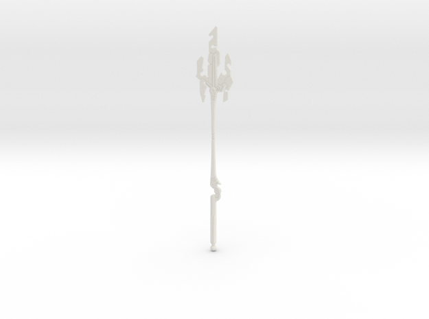 "BotW" Guardian Spear++ in White Natural Versatile Plastic: 1:12