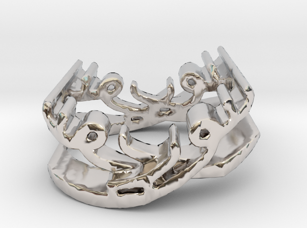 Sol7a in Rhodium Plated Brass