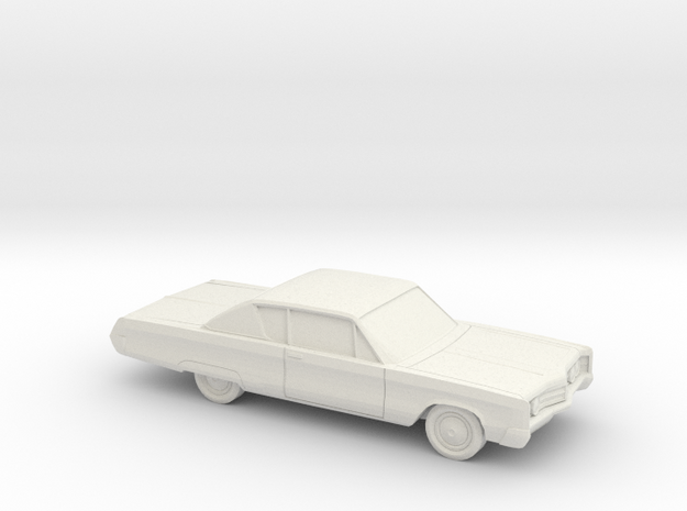 1/87 1967 Chrysler 300 Coupe in White Natural Versatile Plastic