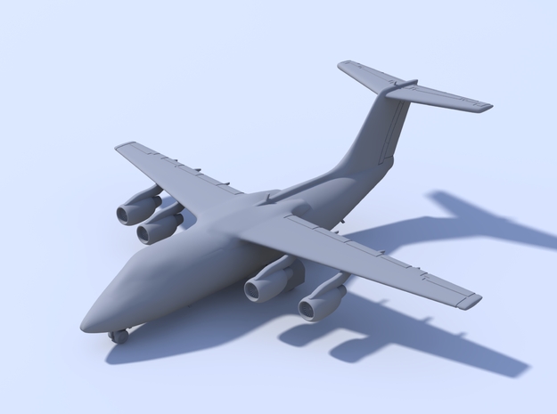 1:400 - BAE146-100 in Smooth Fine Detail Plastic
