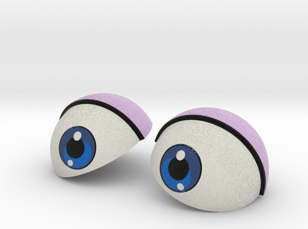 Big Eyes 003 in Full Color Sandstone
