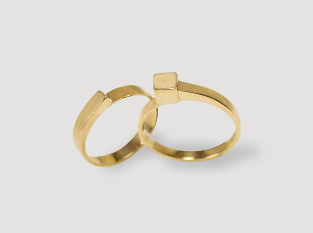 Staccato Cubico in 14k Gold Plated Brass: 7 / 54
