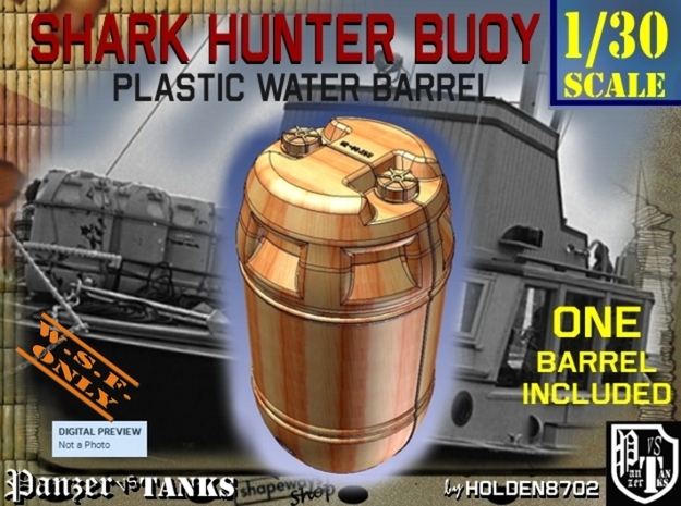 1-30 Shark Hunter Barrel in Yellow Processed Versatile Plastic