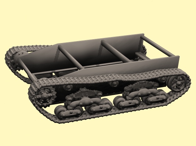 28mm Wk6 tracked chassis in White Processed Versatile Plastic