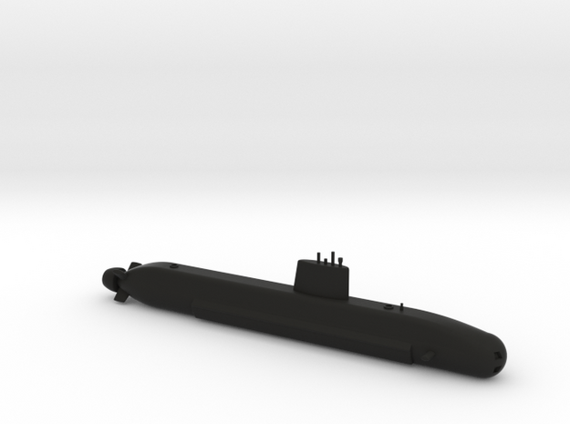 1/350 Barracuda Class Submarine in Black Natural Versatile Plastic