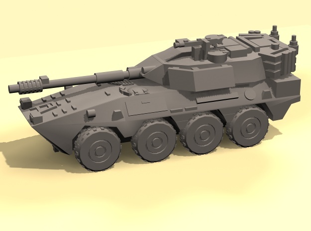 1/220 B1 Centauro armored car (3) in Tan Fine Detail Plastic