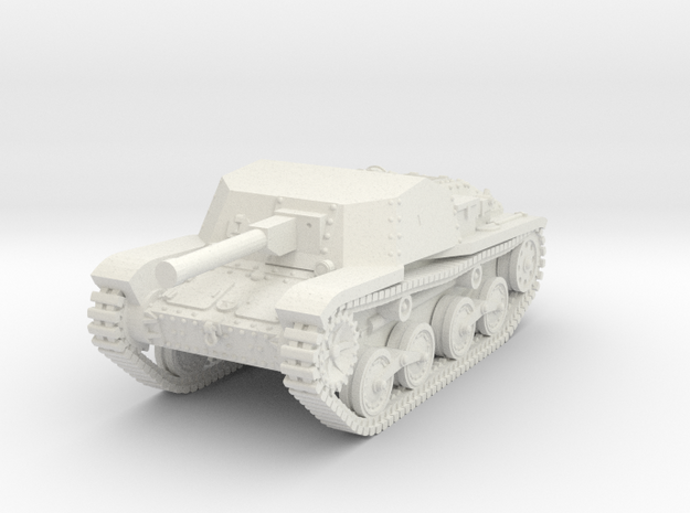 1/144 Type 5 Ho-Ru tank destroyer in White Natural Versatile Plastic