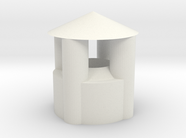Lampholder - eaves in White Natural Versatile Plastic: Medium
