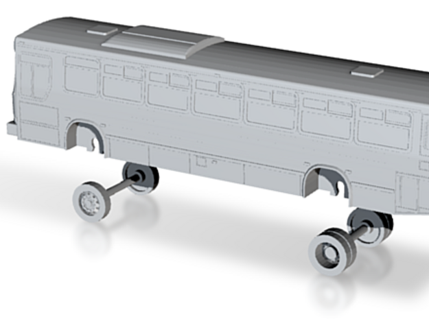 Neoplan AN440; Muni bus 8100-8300 series in Tan Fine Detail Plastic