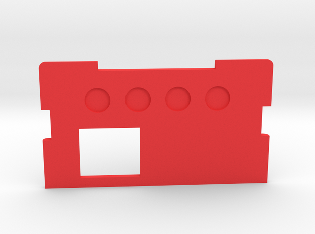 Kmods Squonker Door mm510 in Red Processed Versatile Plastic