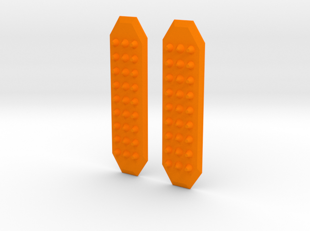 1:35 SCALE SAND RAMPS in Orange Processed Versatile Plastic: 1:35