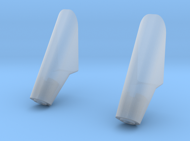 1:72 Ullage Rocket Fairing-2 Pack in Tan Fine Detail Plastic