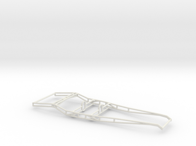 32 Tubular Frame 1/8 scale in White Natural Versatile Plastic