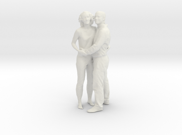 Printle S Couple 102 - 1/24 - wob in White Natural Versatile Plastic