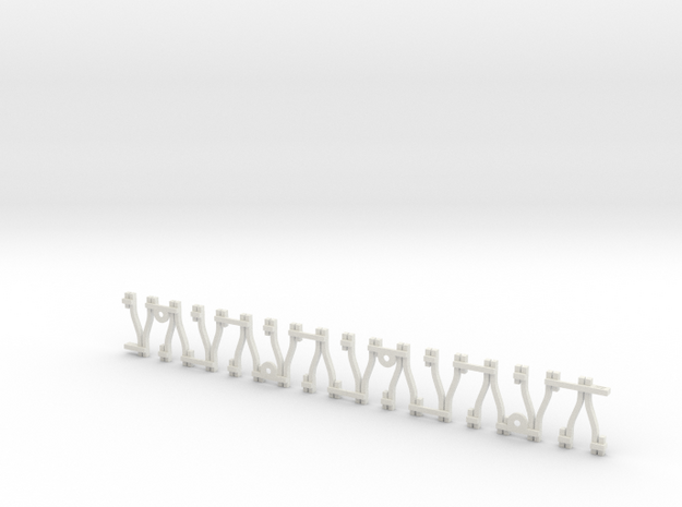 Y-Schwellengleis, Code 75, 180 mm, Flexgleis in White Natural Versatile Plastic