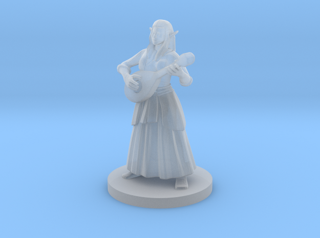 Female Elf Bard in Tan Fine Detail Plastic