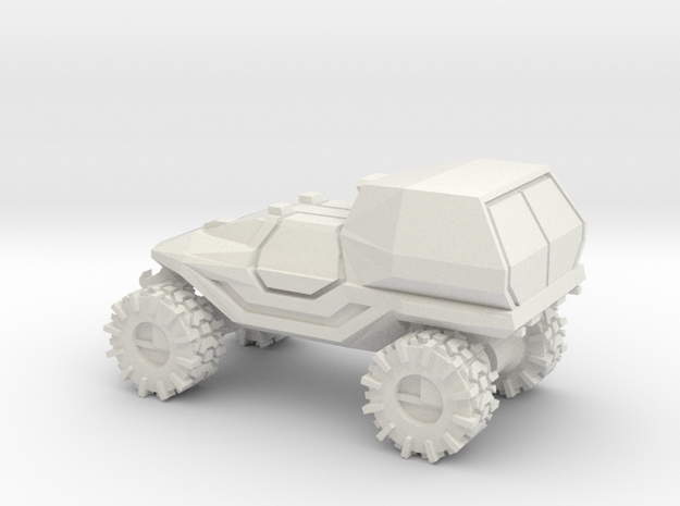 All-Terrain Vehicle with enclosed cargo area in White Natural Versatile Plastic