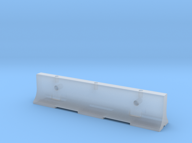 12'6" K-Rail Concrete Barrier in Tan Fine Detail Plastic