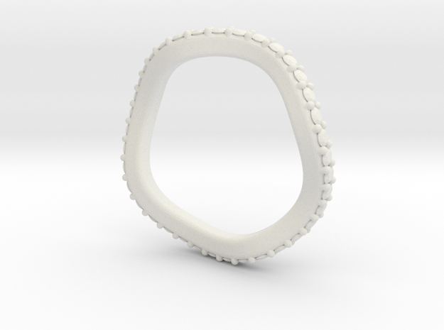 Leslie 2mm Matching Band in White Natural Versatile Plastic