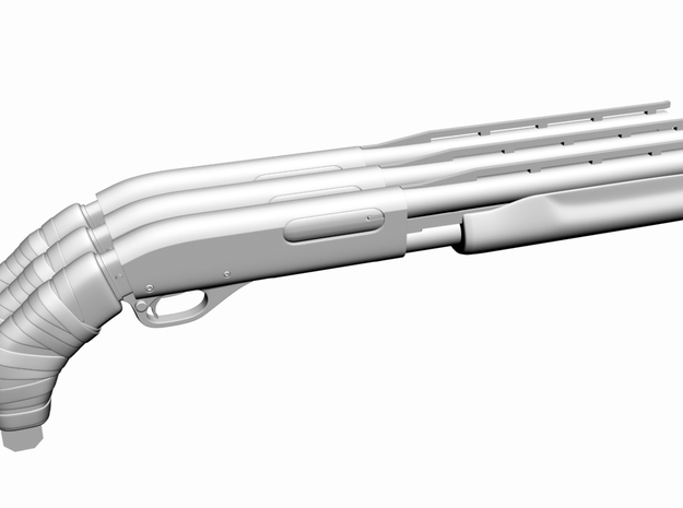 1/25 3-pack 870 shotgun w/taped handgrip in Tan Fine Detail Plastic