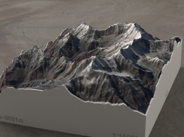 Annapurna Massif, Nepal, 1:150000 Explorer in Full Color Sandstone
