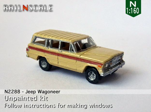 Jeep Wagoneer (N 1:160) in Tan Fine Detail Plastic