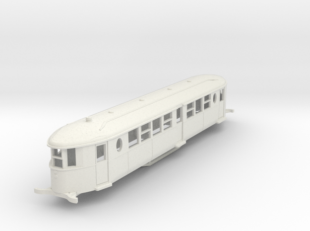 O-76-sr-sent-cammell-railbus in White Natural Versatile Plastic