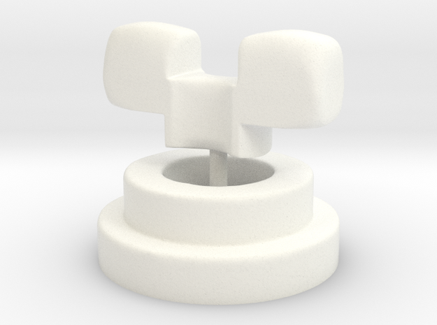 Luts Neck Adapter MSD Size NOW TESTED! in White Processed Versatile Plastic