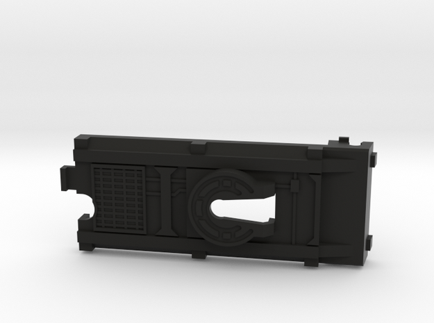 Conventional Battery Cover in Black Natural Versatile Plastic