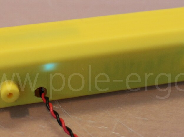 RASPBERRY UMPC BATTERY PACK in Yellow Processed Versatile Plastic