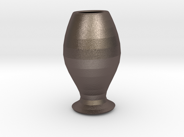  5-inch Goblet in Polished Bronzed Silver Steel