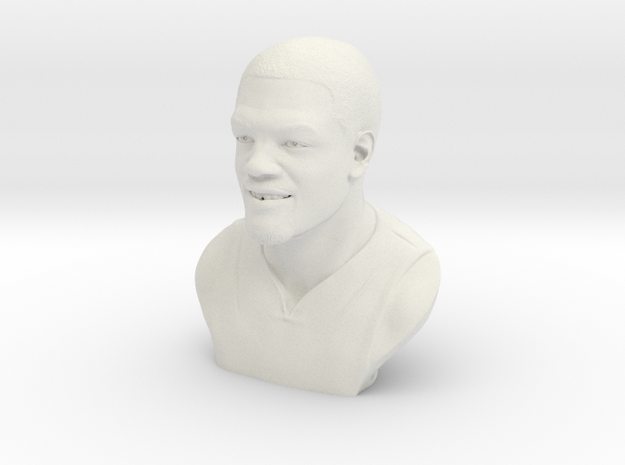 Hollow Of Kevin Durant Smiling in White Natural Versatile Plastic