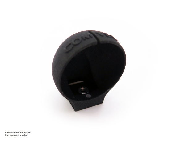 TruckVision FPV Camera mount (outer part) in Black Natural Versatile Plastic