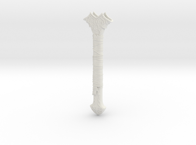 "BotW" Sword of the Six Sages Scabbard in White Natural Versatile Plastic: 1:12