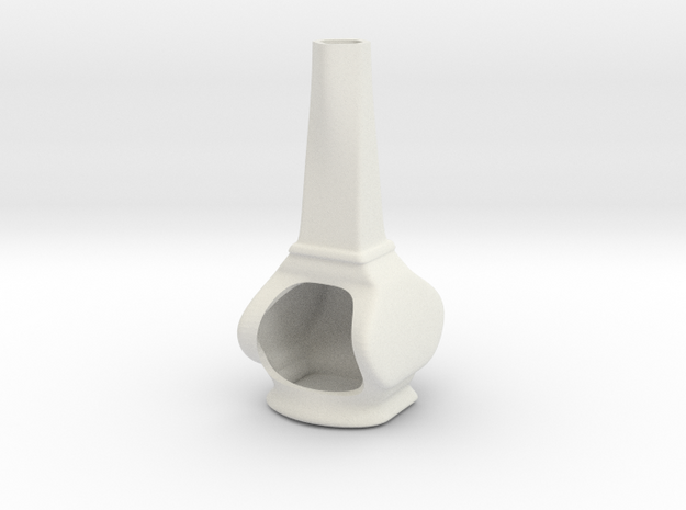Incense Cone Stove in White Natural Versatile Plastic